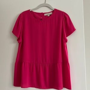 NEW Loft peplum shirt